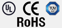 所有產(chǎn)品均通過(guò)UL、RoHS、CE、TUV認(rèn)證，榮獲70余項(xiàng)國(guó)家專(zhuān)利